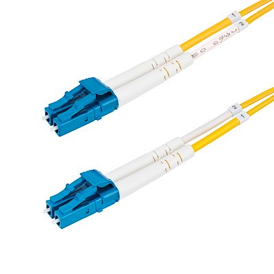 CABLE DE FIBRA OPTICA LC A LC UPC  OS2 Monomodo de 15m