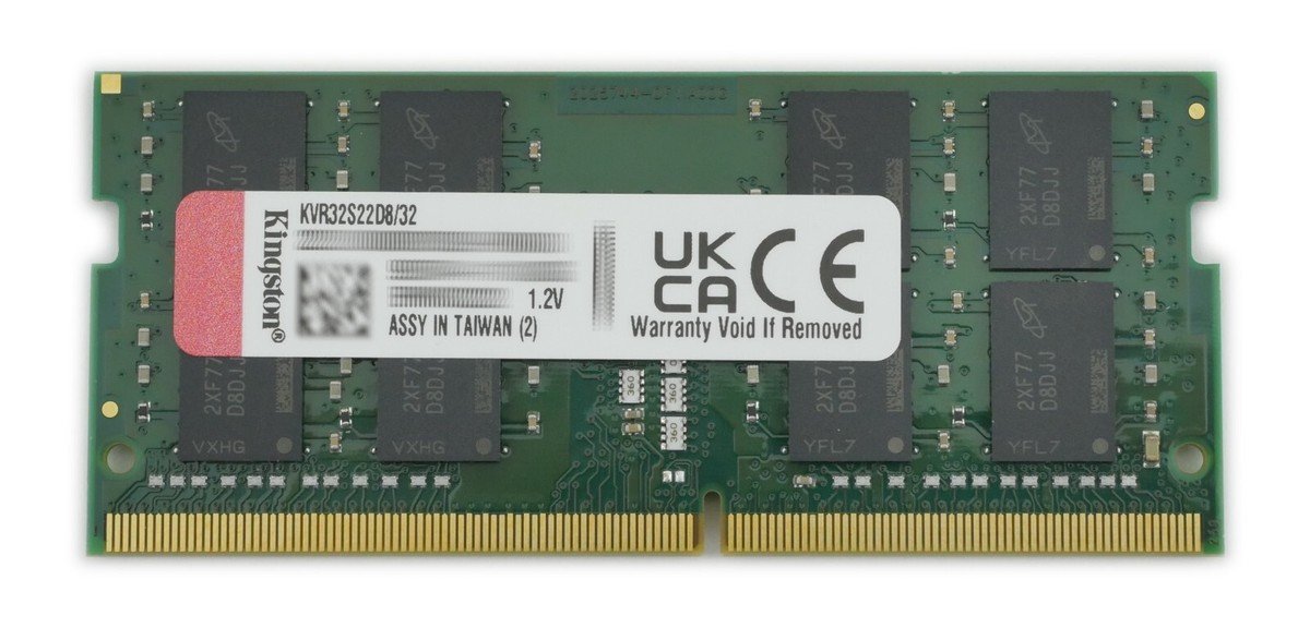 KVR RAM KINGSTON 32GB SOD IMM DDR4 3200 MHZ NON-ECC