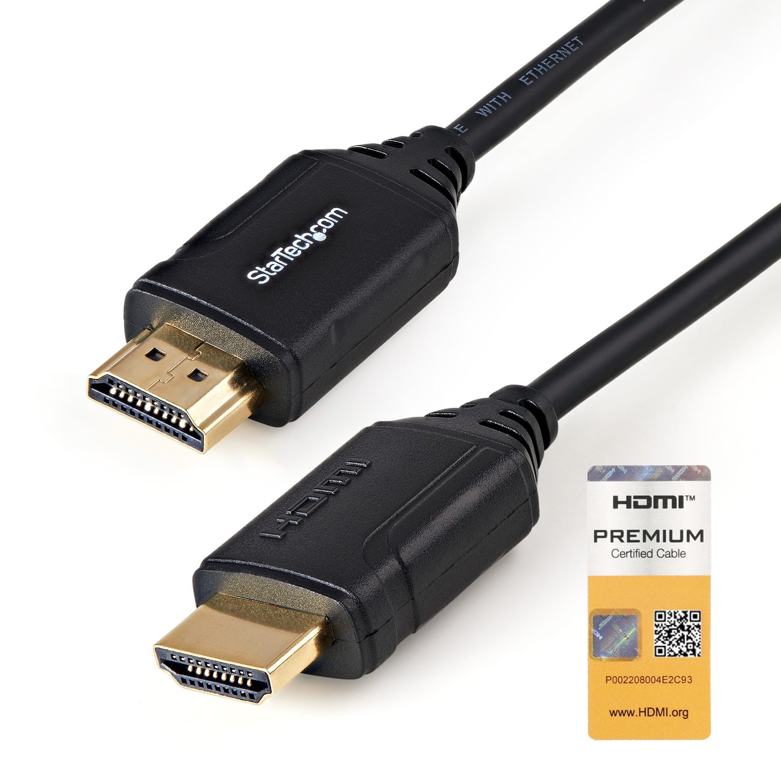 CABLE DE 50CM HDMI 2.0 CERTIFIC ADO PREMIUM CON ETHERNET