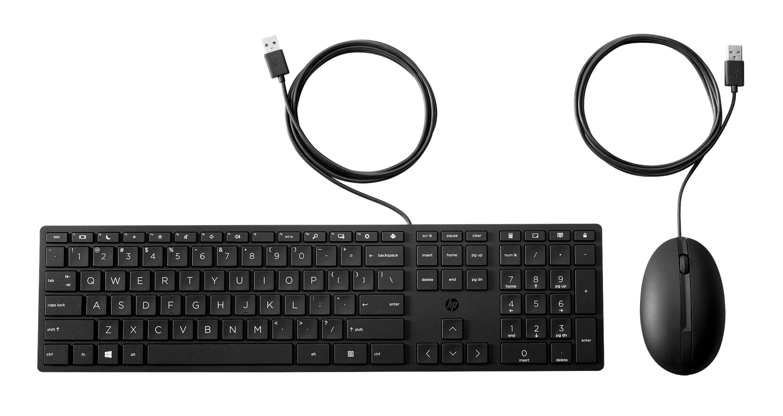 COMBO TECLADO Y MOUSE OPTICO HP 320MK CABLE USB-A 1000DPI 1YW