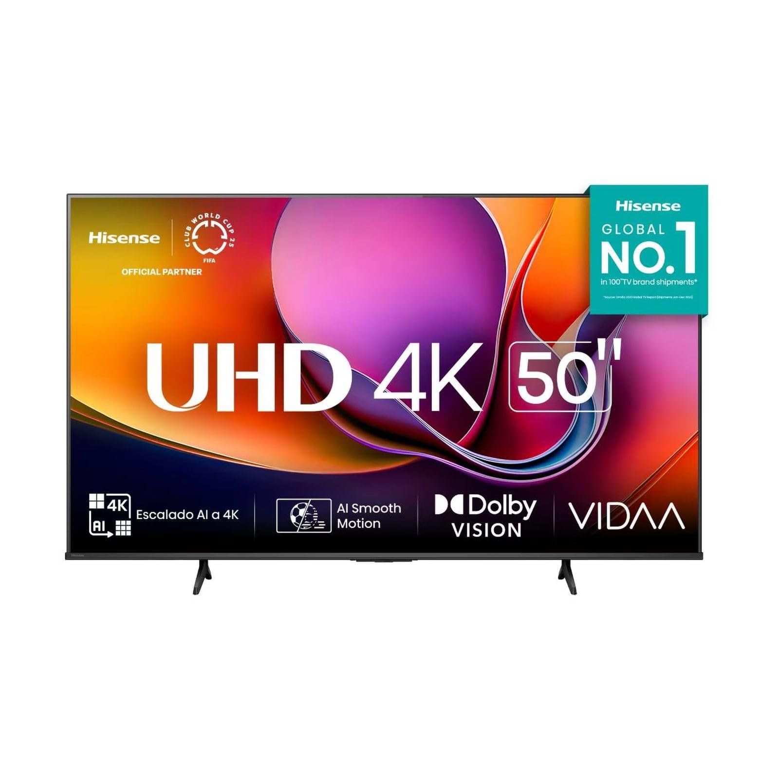 TV HISENSE 50A6NV 50 INC LED 4K UHD VIDAA SMART TV