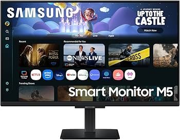 MONITOR SAMSUNG SMART 27 M5 FHD VA/8MS/60HZ/HDR10/NEGRO/HDMI/WIFI/B