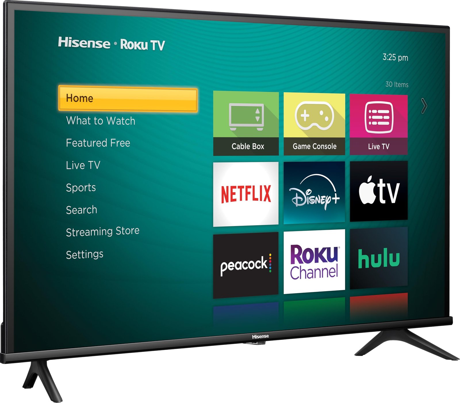 HISENSE LED SCREEN TV 32IN HD ROKU TV