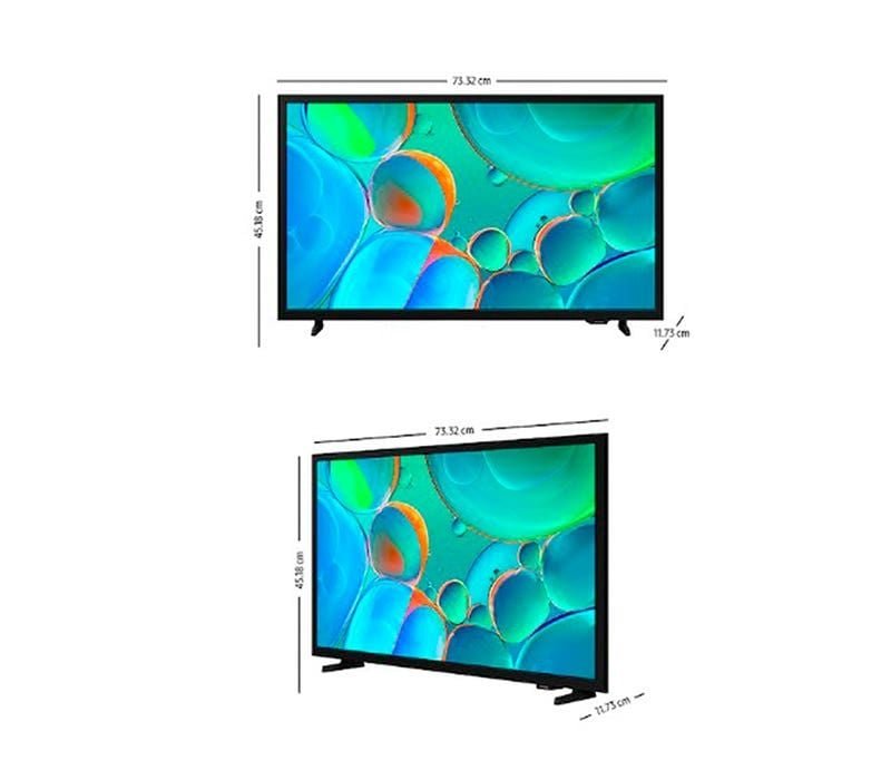 PANTALLA BIZ TV SAMSUNG 32 HD LED SMART/HDMI/USB/LAN/NEGRO/WIFI/B