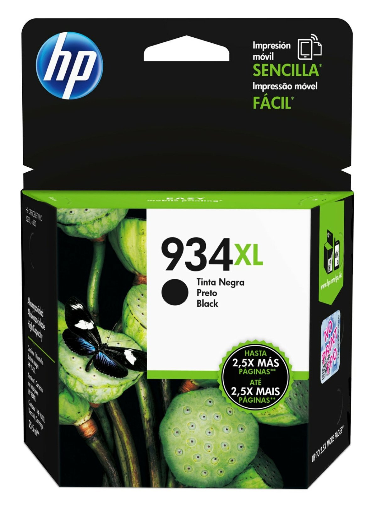 TINTA NEGRA HP 934XL 0