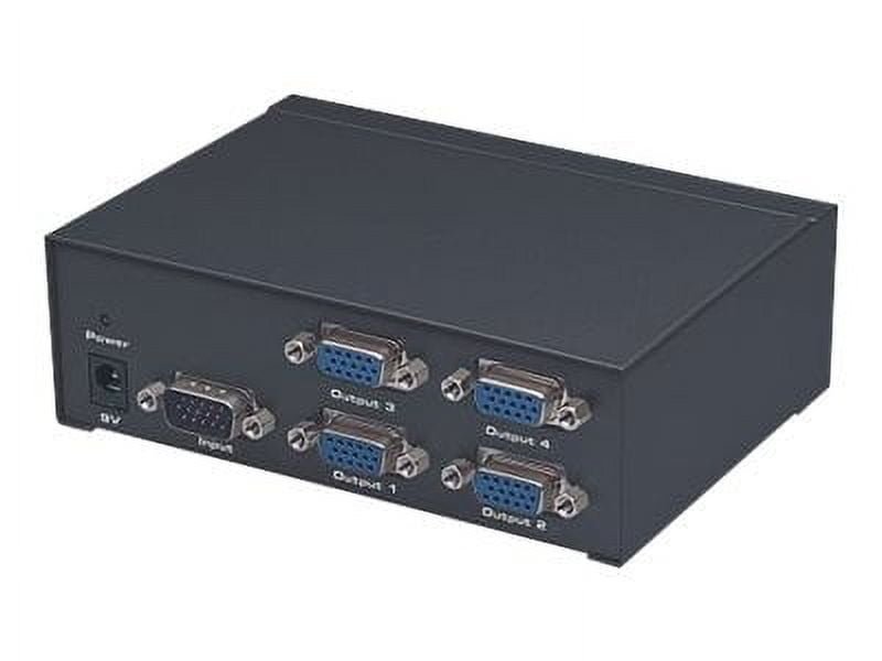 VIDEO SPLITTER VGA SVGA HD15 4 PTOS DIVISOR DUPLICADOR DE SENAL