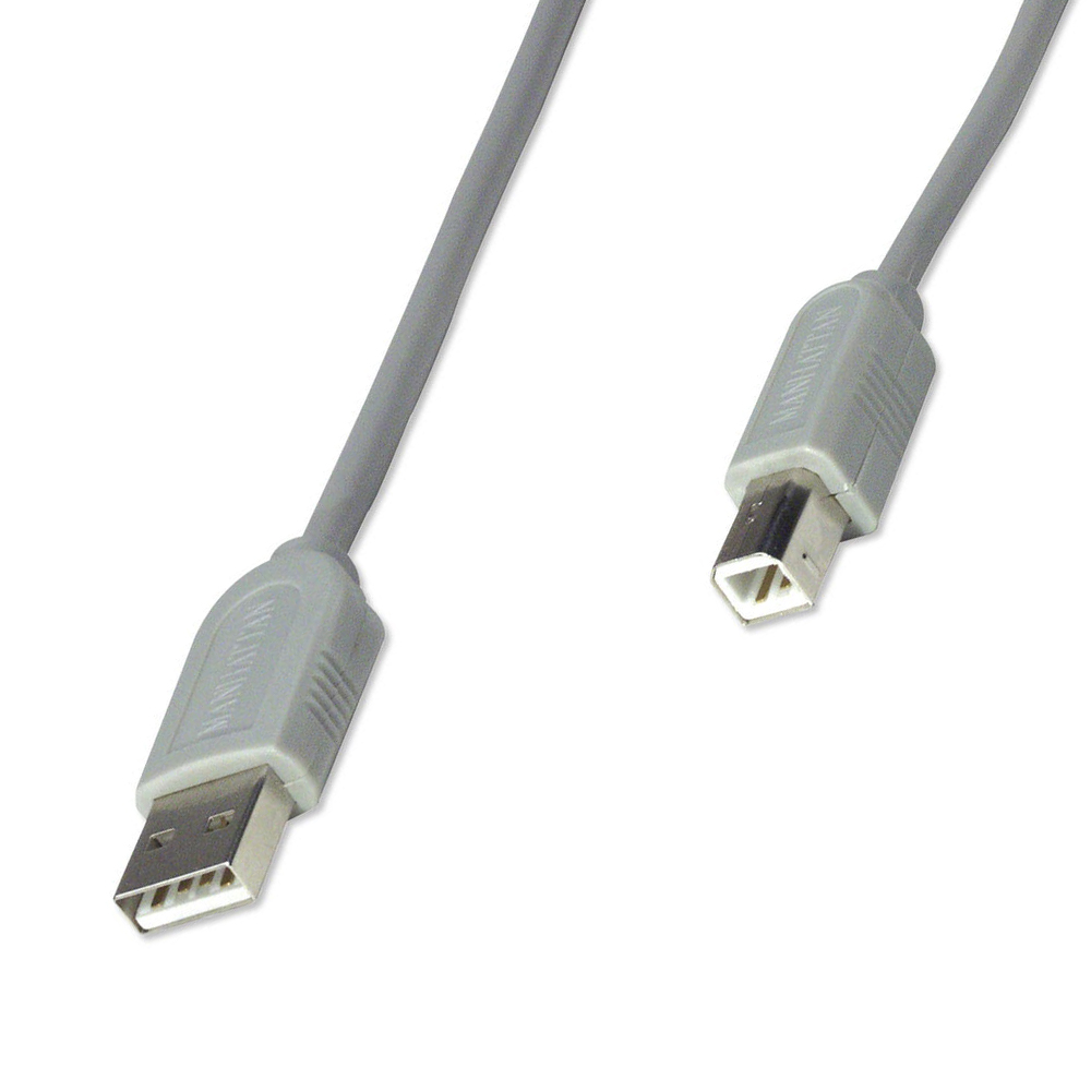 CABLE USB A-B 3.0M IMPRESORA GRIS                            .