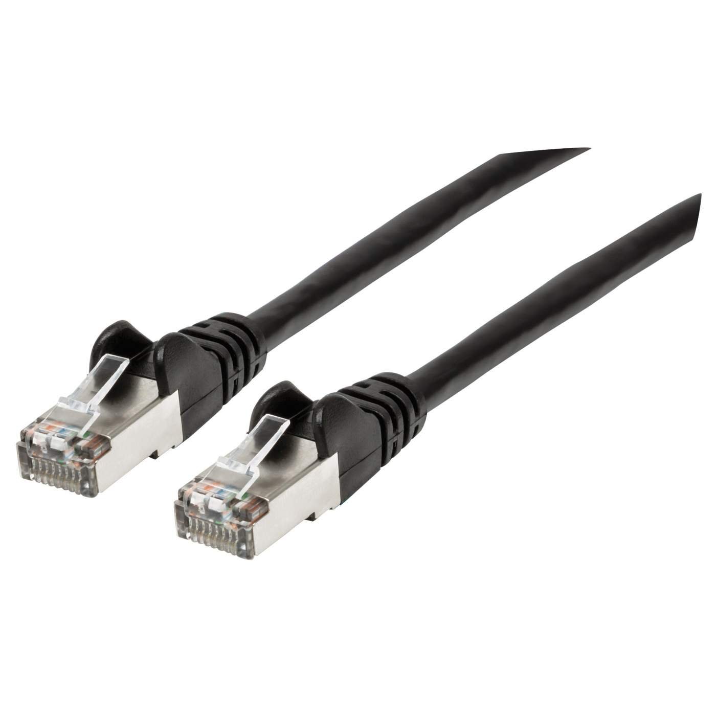 CABLE DE RED PATCH CAT6A RJ45 3.0M SFTP BLINDADO NEGRO