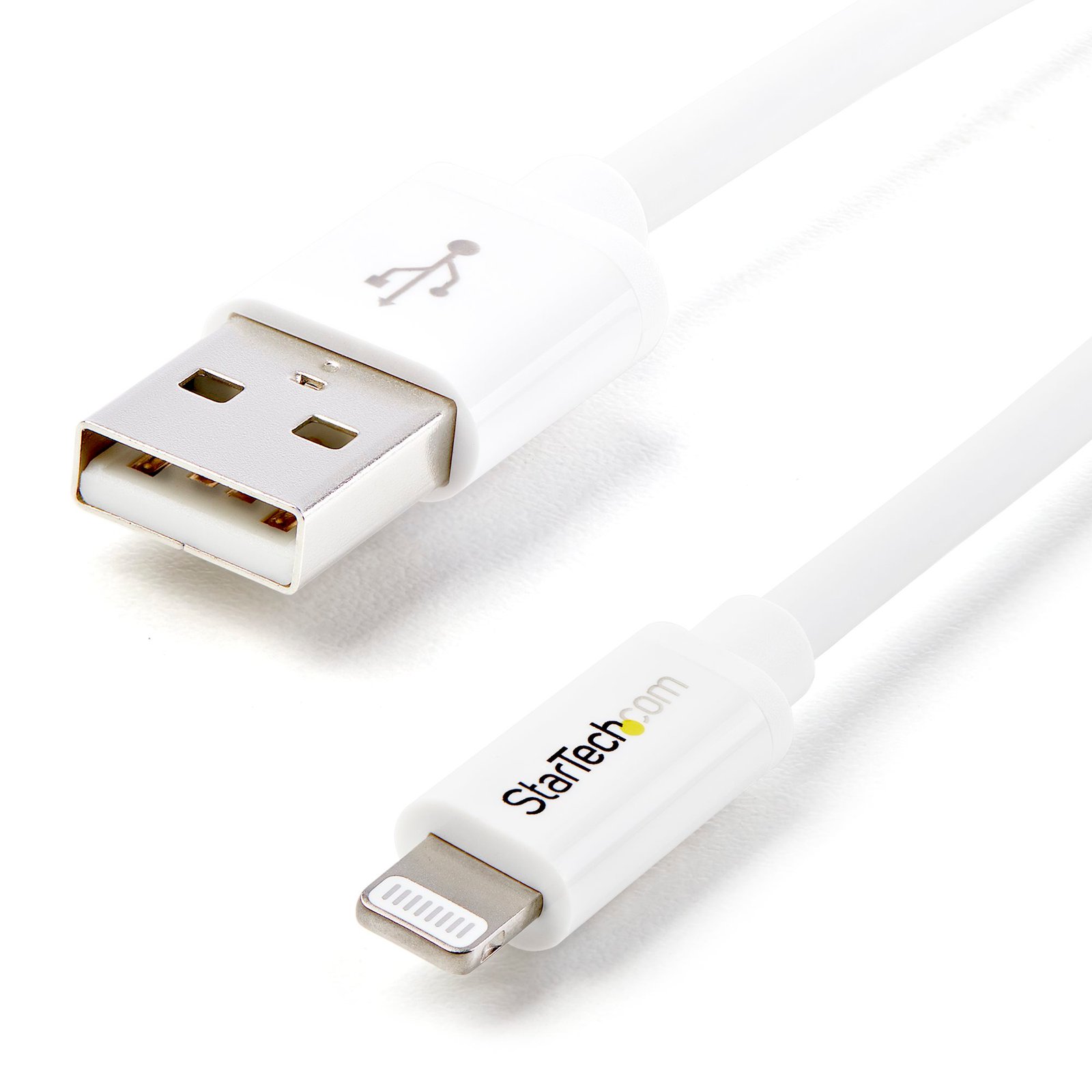CABLE 2M LIGHTNING APPLE IPOD IPAD IPHONE 5 A USB 2.0 BLANCO