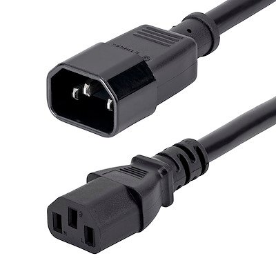 CABLE 1.8M ALIMENTACION PC EXTENSOR C14 AC13 CALIBRE 14AWG .
