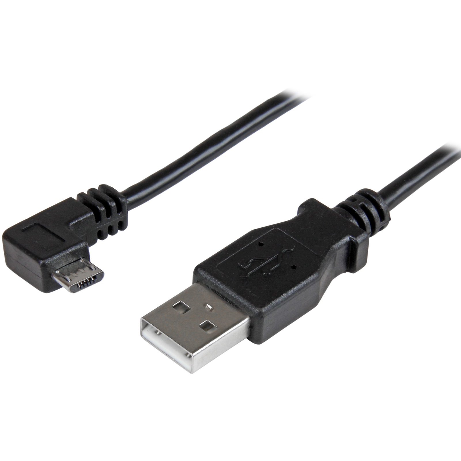 CABLE DE 1M MICRO USB CONECTOR ACODADO A LA DERECHA