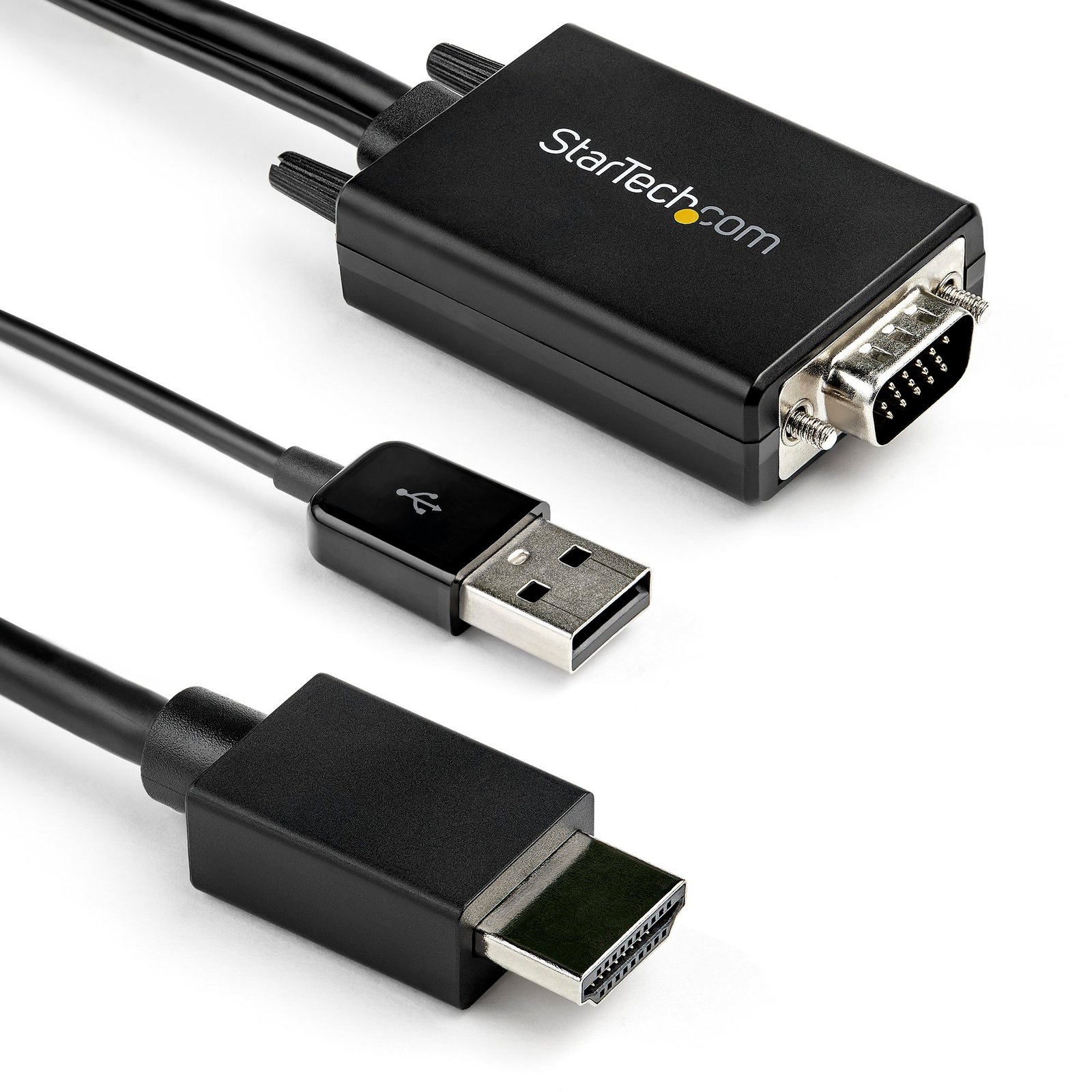 CABLE ADAPTADOR DE VGA A HDMI DE 2M CON AUDIO VOA USB 1080P