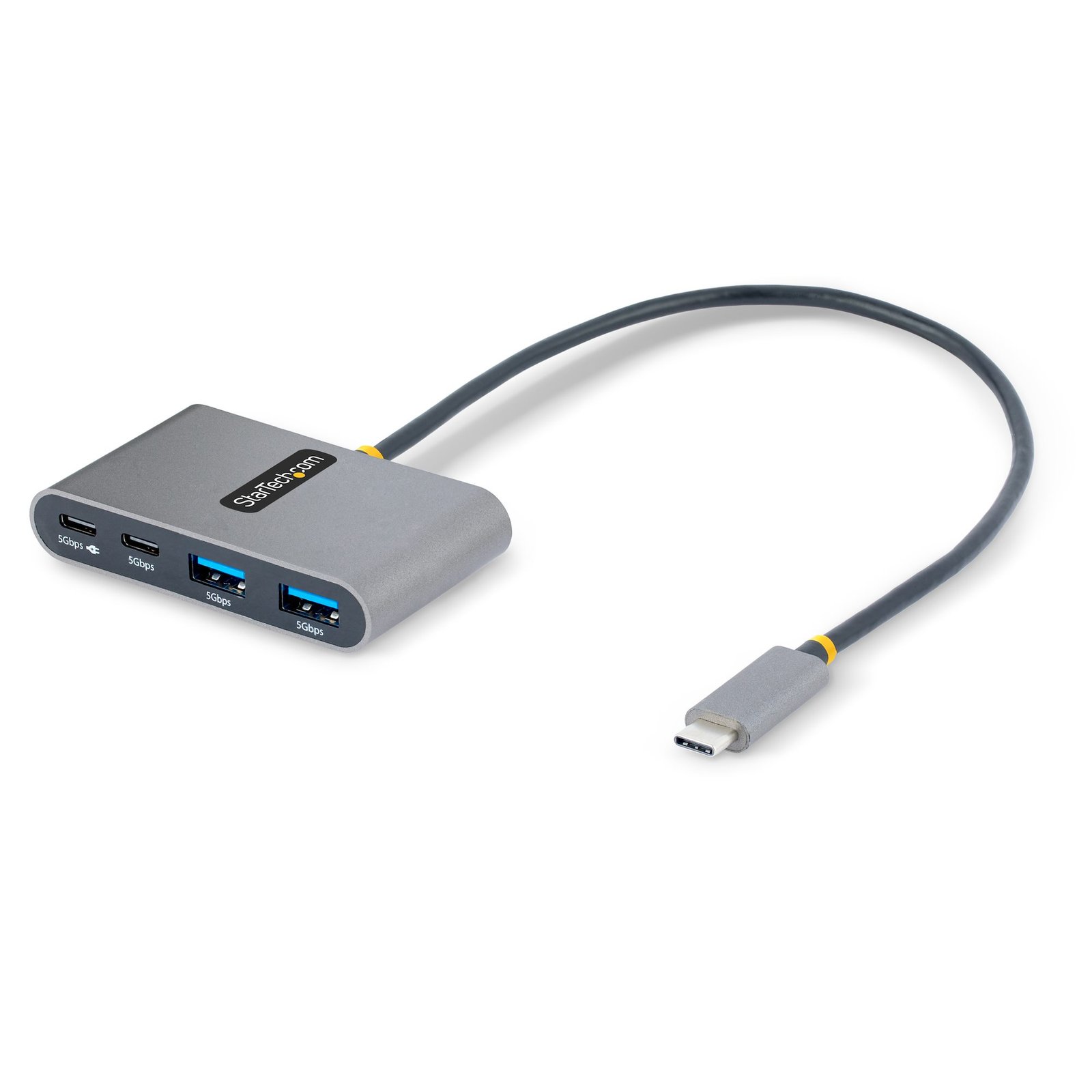 HUB USB-C 4 PUERTOS 5GBPS PD 100W USB TIPO C