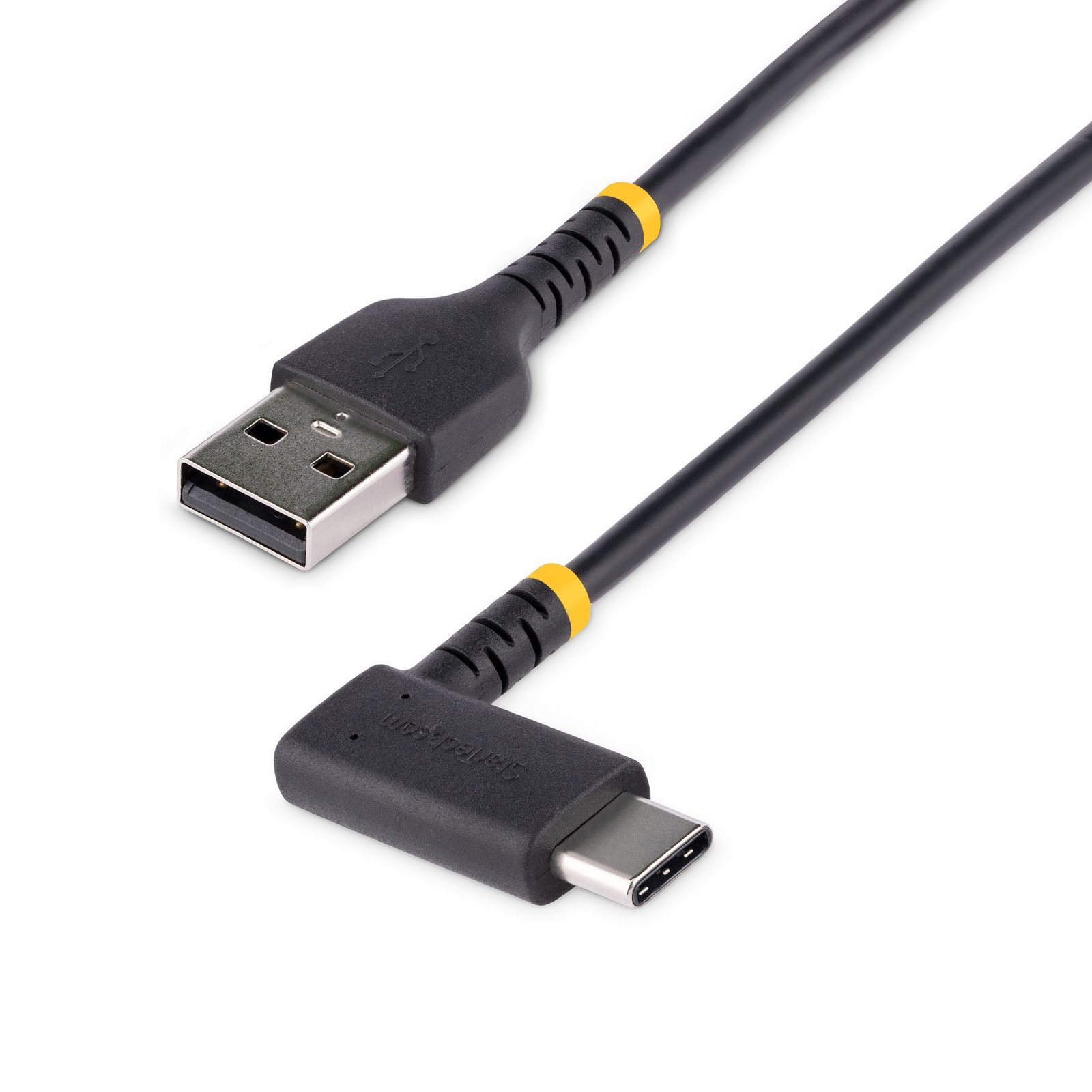 CABLE 30CM DE CARGA USB A USB C ACODADO - USB 2.0 - TIPO C