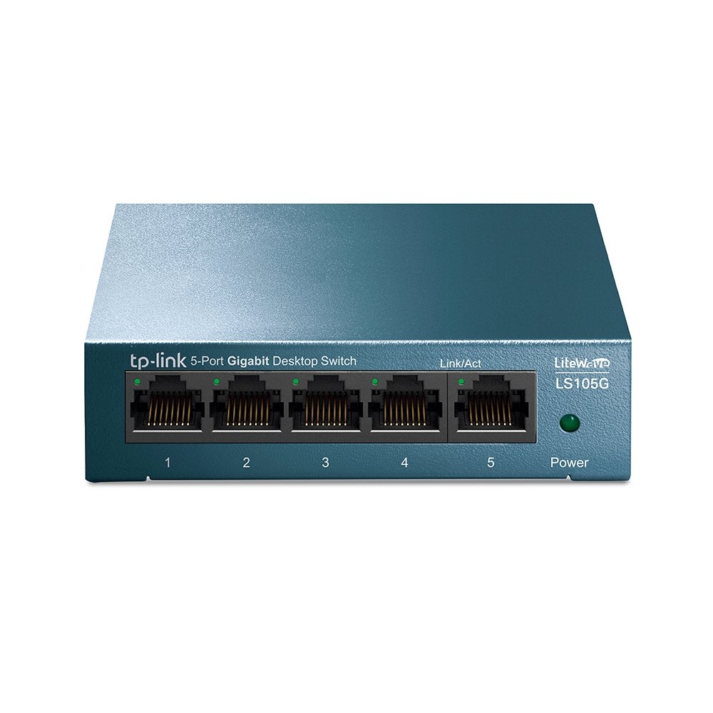 SWITCH DESKTOP DE 5 PUERTOS GIGABIT AUTO-MDI/MDIX LITEWAVE