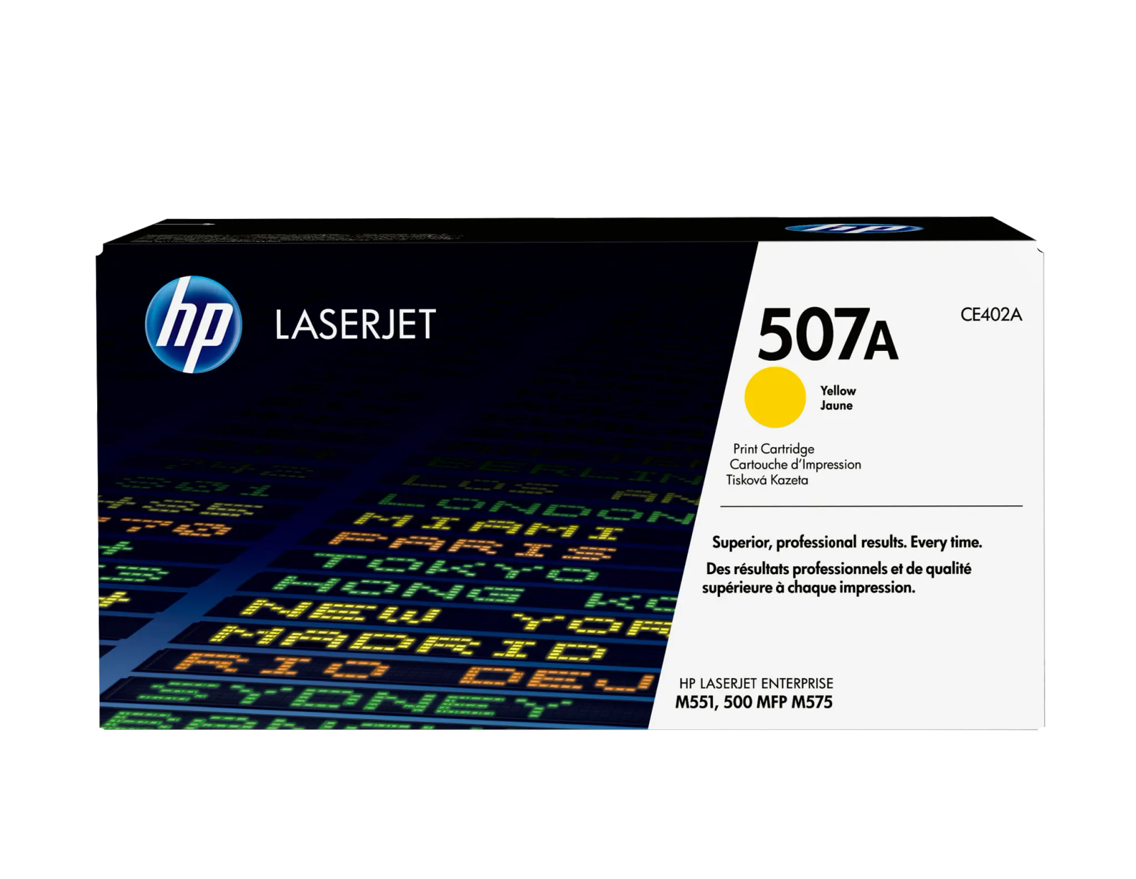 HP 507A YELLOW LASERJET TONER CARTRIDGE CE402A