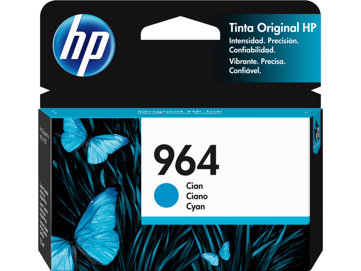 TINTA CYAN HP 964 RENDIMIENTO 700 PAGINAS 3JA50AL